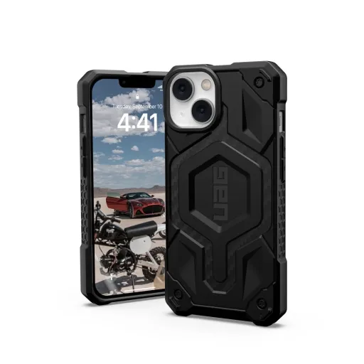 ( UAG ) Urban Armor Gear Monarch tok iPhone 14 Plus-hoz kompatibilis MagSafe szénszállal