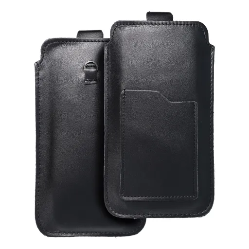 ROYAL - Bőr univerzális övcsat / fekete - Méret 2XL+wide - SAMSUNG A12 / NOTE 9 / XIAOMI REDMI NOTE 10 PRO tok ROYAL - Bőr univerzális övcsat / fekete - Méret 2XL+wide - SAMSUNG A12 / NOTE 9 / XIAOMI REDMI NOTE 10 PRO tok