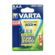 VARTA újratölthető akkumulátor R3 (AAA) 800 mAh 2 db