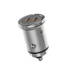 FORCELL F-ENERGY Mini autós töltő 2 x Type C PD QC3.0 3A 30W ezüst - 3. kép