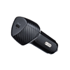 FORCELL F-ENERGY Carbon CC50-1C autós töltő Type C + Type C to Type C PD 3A 20W fekete - 4. kép