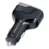 Autós töltő USB A + Type C PD QC3.0 3A 83W CC53-1A1C fekete - 3. kép