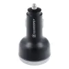 Autós töltő USB A + 2 x Type C PD QC3.0 3A 191W CC69-2C1A fekete - 2. kép