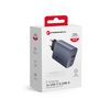 FORCELL F-ENERGY GaN VT-42B utazó töltő 2 x Type C + USB A PD QC4.0 4A 65W szürke - 1. kép