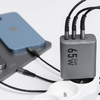 FORCELL F-ENERGY GaN VT-42B utazó töltő 2 x Type C + USB A PD QC4.0 4A 65W szürke - 4. kép