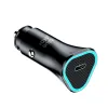 BLUE STAR autós töltő Type C 3A 20W PD QC3.0 AFC fekete - 0. kép