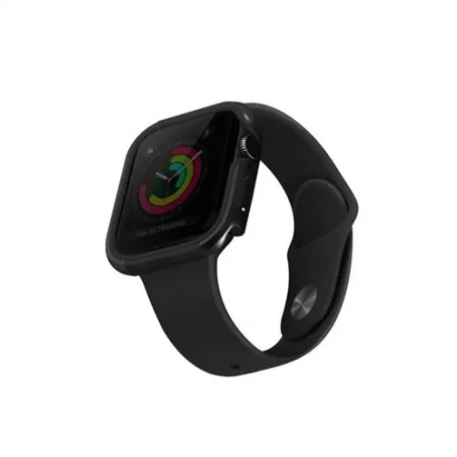 UNIQ Valencia Apple Watch 40 mm szilikon tok, fekete UNIQ Valencia Apple Watch 40 mm szilikon tok, fekete
