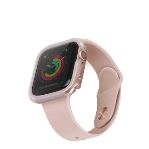 UNIQ Valencia Apple Watch 40 mm alumínium tok, rózsaszín