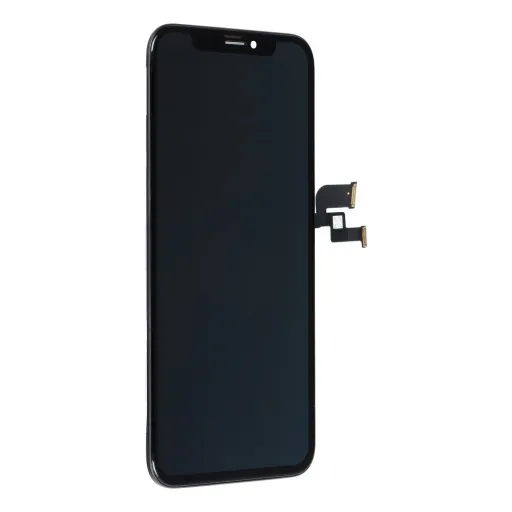 LCD kijelző iPhone X-hez érintőpanellel fekete HQ hard OLED GX-X!!