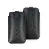 POCKET Carbon Univerzális tok - Méret 17 - Samsung A02s / A03s / A05 / A05s / A12 / A15 / A21s / A25 / A32 5G / A42 5G / A72 5G / M12 Xiaomi Redmi 9A / 9AT / 9c / Note 10 PRO / Mi11 Oppo A52 / A72 / A92 Realme 7i Vivo Y52 5G / Y72 5G tok - 0. kép