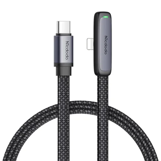 USB-C to lightning angle kábel Mcdodo CA-3351, 1.8m (fekete)