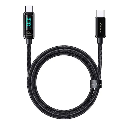 Mcdodo CA-8820 100W USB-C to USB-C kábel, 1.2m (fekete)