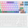 ONIKUMA G38 98 Gombos USB Vezetékes Mechanikus Billentyűzet Fehér - 1. kép