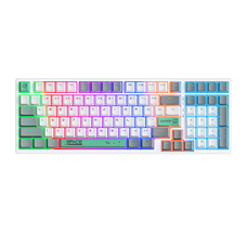ONIKUMA G38 98 Gombos USB Vezetékes Mechanikus Billentyűzet Fehér