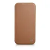 iCarer CE Premium Leather Folio tok iPhone 14 Pro Max Magnetic Flip Leather Folio tok MagSafe Barna (WMI14220716-BN) - 0. kép