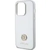 Guess Strass Metal Logo iPhone 15 Pro tok - ezüst - 4. kép