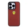 Ferrari Bőr Varrt Vonalak tok iPhone 15 Pro - piros - 1. kép