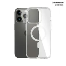 PanzerGlass HardCase MagSafe Antibakteriális Katonai Minősítésű tok iPhone 14 Pro - Átlátszó