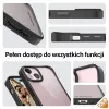 Katonai szintű tanúsítvánnyal rendelkező PanzerGlass ClearCase iPhone 15 tok - Átlátszó & Fekete - 1. kép