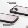 Katonai szintű tanúsítvánnyal rendelkező PanzerGlass ClearCase iPhone 15 tok - Átlátszó & Fekete - 2. kép