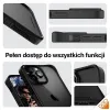 PanzerGlass ClearCase tok iPhone 15 Pro Max készülékhez katonai minősítéssel - Átlátszó és fekete - 1. kép