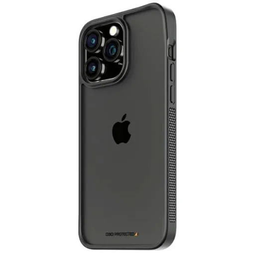 PanzerGlass ClearCase tok iPhone 15 Pro Max készülékhez katonai minősítéssel - Átlátszó és fekete