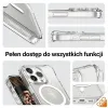 PanzerGlass HardCase MagSafe D3O katonai minősítéssel iPhone 15 Pro-hoz - Átlátszó tok - 1. kép