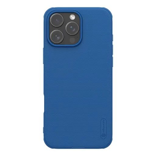 Nillkin Super Frosted Shield Pro Mágneses tok iPhone 16 Pro-hoz - kék