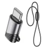 Borofone Adapter BV20 - Lightning anya Type C apa - fekete - 4. kép