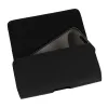 HIT Belt Holster (MÉRET XL) iPhone 15 Pro Max/Samsung A54 5G/A52/S24 Plus/S20 FE tok design 4 fekete (167x83 mm) - 4. kép