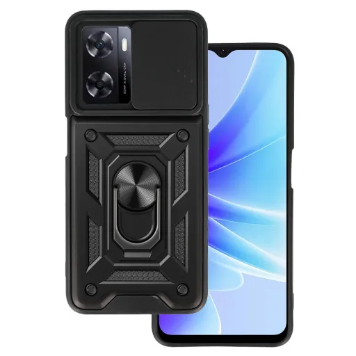 Slide Camera Armor tok Oppo A57 Black