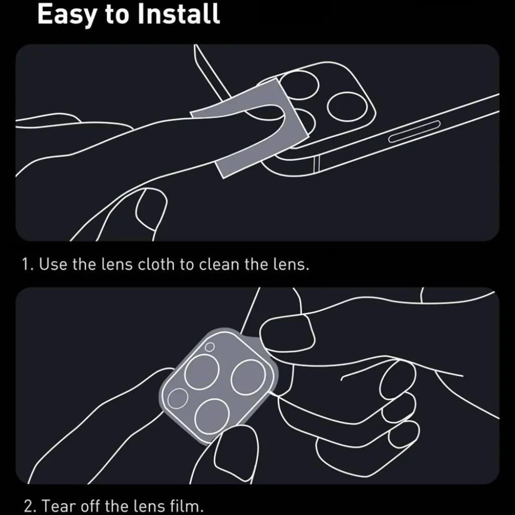 Edzett üveg HARD SILK PRINT a kamerához (LENCSE) Samsung Galaxy S24 készülékhez (sziget), üvegfólia - 8