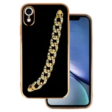 Trend puzdro iPhone XR design 4 čierne Trend puzdro iPhone XR design 4 čierne