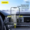 Foneng Car holder CP100 gravity szellőzőre erősíthető autós telefontartó fekete - 2. kép