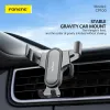 Foneng Car holder CP100 gravity szellőzőre erősíthető autós telefontartó fekete - 3. kép