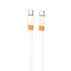 Borofone Cable BX89 Union - Type C to Type C - PD 60W 1 méter fehér-narancs - 0. kép