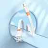 Borofone kábel BX89 Union - USB Type C - 3A 1 méter fehér-narancs - 2. kép