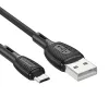Borofone BX86 Advantage kábel - USB - Micro USB - 2,4A 1 méter fekete - 0. kép