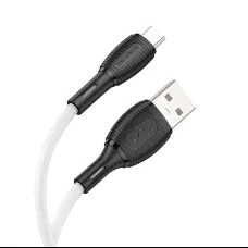 Borofone Kábel BX86 Advantage - USB to Micro USB - 2,4A 1 méter fehér