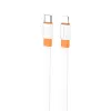 Borofone BX89 Union kábel - Type C to Lightning - PD 20W 1 méter fehér-narancs - 0. kép