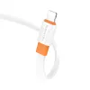 Borofone BX89 Union kábel - Type C to Lightning - PD 20W 1 méter fehér-narancs - 1. kép