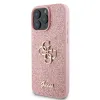 Guess PU Fixed Glitter 4G Metal Logo tok iPhone 16 Pro Max Pink - 1. kép