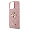 Guess PU Fixed Glitter 4G Metal Logo tok iPhone 16 Pro Max Pink - 2. kép