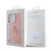 Guess PU Fixed Glitter 4G Metal Logo tok iPhone 16 Pro Max Pink - 4. kép