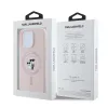 Karl Lagerfeld Liquid Silicone Karl és Choupette MagSafe tok iPhone 16 Pro Pink - 4. kép