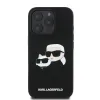 Karl Lagerfeld Liquid Silicone Double Heads MagSafe tok iPhone 16 Pro Max Black - 0. kép