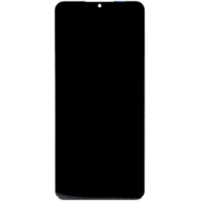 LCD kijelző + Érintőegység Samsung A125 Galaxy A12 Fekete