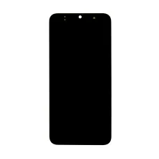 LCD kijelző + Érintőegység + Előlap Samsung A505 Galaxy A50 Fekete tok