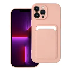 iPhone 13 Pro Max pink kártyatartó tok