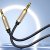 AUX kábel 3.5mm Ugreen AV125, aranyozott, 3m (szürke) - 0. kép